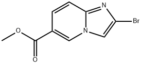 2-溴咪唑并[1,2-A]吡啶-6-羧酸甲酯 结构式