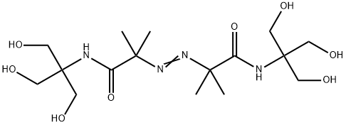 偶氮二甲基N-双羟甲基羟乙基丙酰胺 结构式