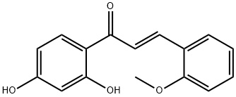 2',4'-二羟基-2-甲氧基查耳酮 结构式