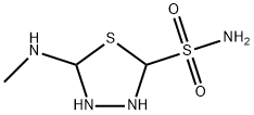 1,3,4-Thiadiazolidine-2-sulfonamide,5-(methylamino)-(9CI) 结构式