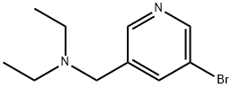 N-((5-溴吡啶-3-基)甲基)-N-乙基乙胺 结构式