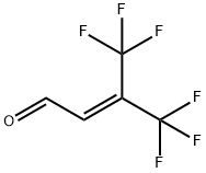 4,4,4-三氟-3-(三氟甲基)-2-丁烯醛 结构式