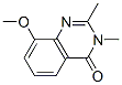 4(3H)-Quinazolinone,  8-methoxy-2,3-dimethyl- 结构式
