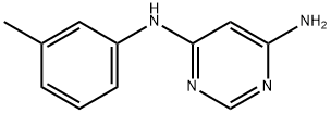 N4-m-tolyl-pyrimidine-4,6-diyldiamine 结构式