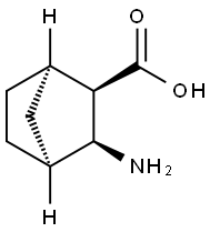 顺-内-3-氨基双环[2.2.1]庚烷-2-羧酸 一水合物 结构式