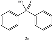 P,P-二苯基-次磷酸锌盐(2:1) 结构式