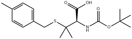 Boc-L-4-Methylbenzyl-L-Penicillamine 结构式