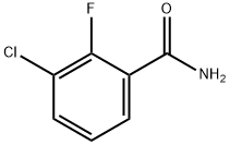 3-氯-2-氟苯甲酰胺 结构式
