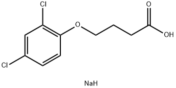 sodium 4-(2,4-dichlorophenoxy)butyrate  结构式