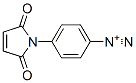 4-(2,5-dioxopyrrol-1-yl)benzenediazonium 结构式