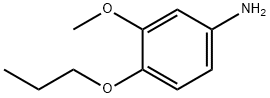 3-甲氧基-4-丙氧基苯胺 结构式