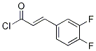 3,4-difluorocinnaMoyl chloride 结构式