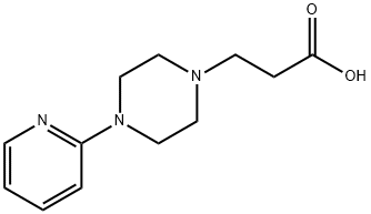 2-(4-pyridin-2-ylpiperazin-1-yl)propanoic acid 结构式