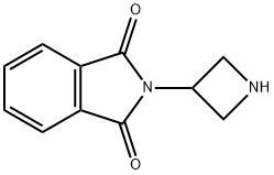 2-(氮杂环丁烷-3-基)异吲哚啉-1,3-二酮 结构式