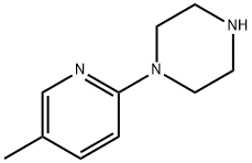 1-(5-甲基-2-吡啶基)哌嗪 结构式