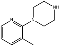 Piperazine, 1-(3-methyl-2-pyridinyl)- (9CI) 结构式