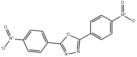 2,5-双(4-硝基苯基)-1,3,4-二唑 结构式