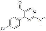 2-Dimethylamino-4-(p-chlorophenyl)-(4H)-1,3-oxazine-5-carboxaldehyde 结构式