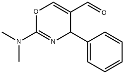 2-(Dimethylamino)-4-phenyl-4H-1,3-oxazine-5-carbaldehyde 结构式