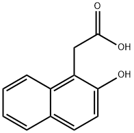 (2-羟基-1-萘基)乙酸 结构式