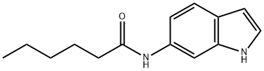 6-hexanamidoindole 结构式