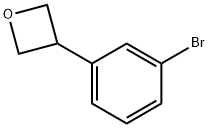 3-(3-溴苯基)氧杂环丁烷 结构式