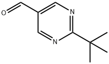 2-叔丁基嘧啶-5-甲醛 结构式
