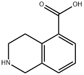 1,2,3,4-四氢异喹啉-5-羧酸 结构式