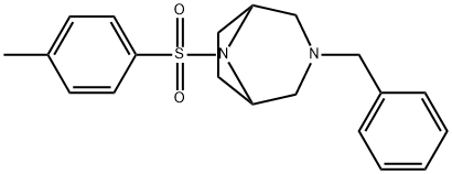 3-苄基-8-对甲苯磺酰基-3,8-二杂-双环【321】辛烷 结构式