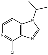 4-氯-1-异丙基-1H-咪唑并[4,5-C]吡啶 结构式