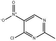 4-氯-2-甲基-5-硝基嘧啶 结构式