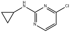 4-氯-N-环丙基-2-嘧啶胺 结构式