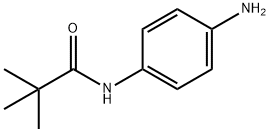 N-(4-氨基苯)-2,2-二甲基丙酰胺 结构式