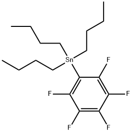 三丁基(五氟苯基)锡 结构式