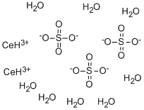 硫酸亚铈(III) 结构式