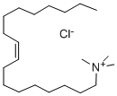 N,N,N-三甲基-9-十八烯-1-氯化铵 结构式