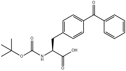 BOC-L-4-苯甲酰基苯丙氨酸 结构式