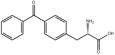 4-苯甲酰基-L-苯基丙氨酸 结构式