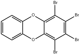 1,2,3,4-TETRABROMODIBENZO-PARA-DIOXIN 结构式