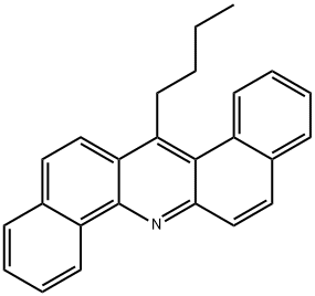 14-Butyldibenz[a,h]acridine 结构式