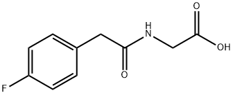 Glycine, N-[(4-fluorophenyl)acetyl]- 结构式