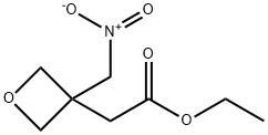 3-硝基甲基-(氧杂环丁烷-3-基)乙酸乙酯 结构式