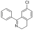 7-CHLORO-1-PHENYL-3,4-DIHYDRO-ISOQUINOLINE 结构式