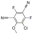 5-Chloro-2,4-difluoro-6-methoxyisophthalonitrile 结构式