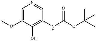 TERT-BUTYL 4-HYDROXY-5-METHOXYPYRIDIN-3-YLCARBAMATE 结构式