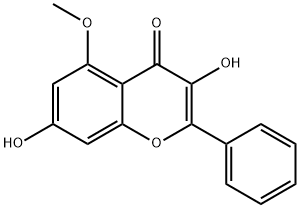 GALANGIN-5-METHYLETHER 结构式