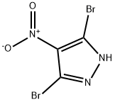 3,5-二溴-4-硝基吡唑 结构式