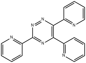 3,5,6-TRI(2-PYRIDYL)-1,2,4-TRIAZINE 结构式
