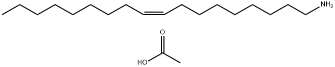 (Z)-9-十八烯-1-胺乙酸盐 结构式