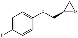 (R)-2-((4-FLUOROPHENOXY)METHYL)OXIRANE 结构式